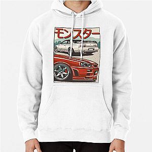 Monster Skyline GTR R32 &amp;ampamp R34 Pullover Hoodie RB1008