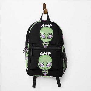 AMP Alien Crypto Cryptocurrency UFO Space Moon Backpack RB1008