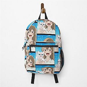 A whisker away  Happy Sasaki &amp;amp Taro fanart Classic . Copy Backpack RB1008