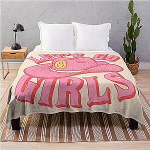 AMP White Background Throw Blanket RB1008