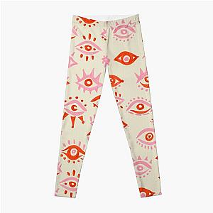 Mystic Eyes – Pink &amp;amp Red Leggings RB1008