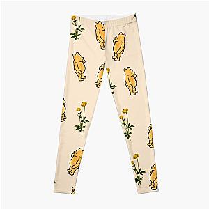 Original Pooh Bear &amp;amp Flowers Leggings RB1008