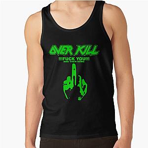 Overkill Band Cotton Men's T-Shirts Short Sleeve Tees &amp;amp Tops Clothing Tank Top RB1008