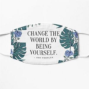 Amy Poehler Quote Flat Mask