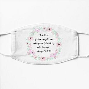 amy poehler quote Flat Mask