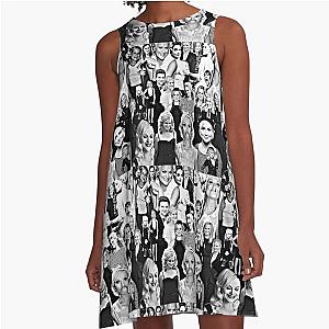 Amy Poehler Collage A-Line Dress