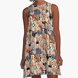 Amy Poehler Collage A-Line Dress