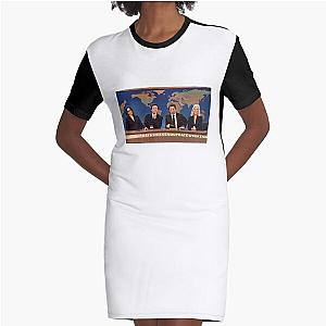 Tina fey, Jimmy Fallon, Seth Meyers,  Amy Poehler Graphic T-Shirt Dress