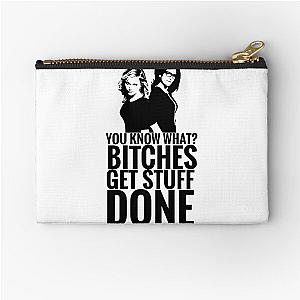 Amy Poehler & Tina Fey - "Bitches Get Stuff Done" Zipper Pouch