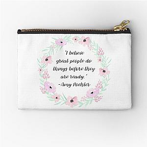 amy poehler quote Zipper Pouch