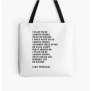 Amy Poehler Quote All Over Print Tote Bag