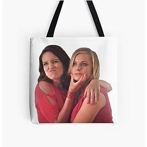 Tina Fey & Amy Poehler - Sisters All Over Print Tote Bag