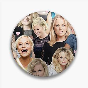 Amy Poehler Collage Pin