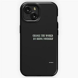 Amy Poehler - Change the world, quote iPhone Tough Case