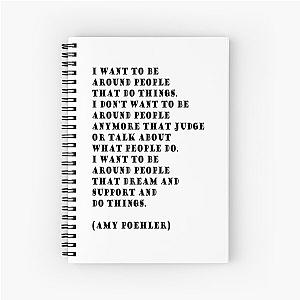 Amy Poehler Quote Spiral Notebook