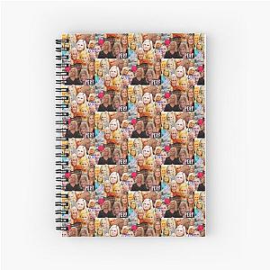 Amy Poehler Leslie Knope Collage Spiral Notebook