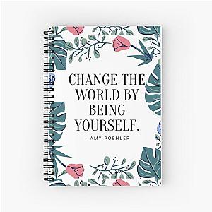 Amy Poehler Quote Spiral Notebook