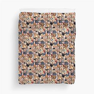 Amy Poehler Collage Duvet Cover