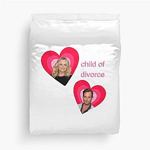 Will Arnett and Amy Poehler - Child of Divorce Duvet Cover