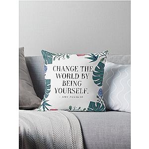 Amy Poehler Quote Throw Pillow