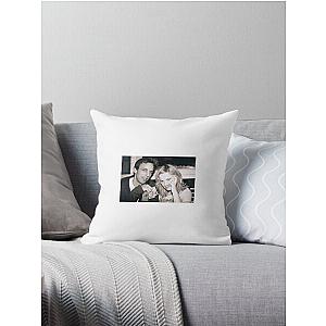 Seth Meyers and Amy Poehler Throw Pillow