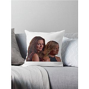 tina fey & amy poehler Throw Pillow