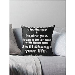 Amy Poehler for Strong Women Throw Pillow