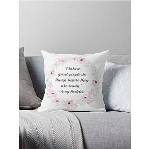 amy poehler quote Throw Pillow