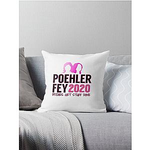 amy poehler tina fey 2020 Throw Pillow