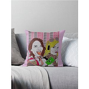 Amy Poehler & Tina Fey Throw Pillow