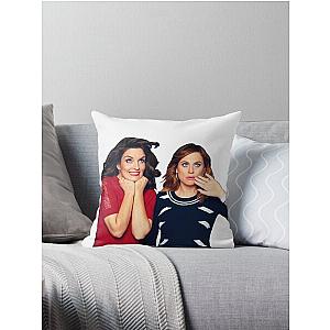 Tina Fey & Amy Poehler Throw Pillow