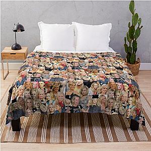 Amy Poehler Collage Throw Blanket