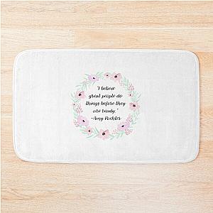 amy poehler quote Bath Mat