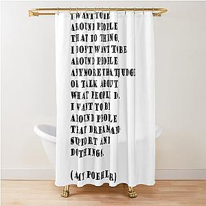 Amy Poehler Quote Shower Curtain