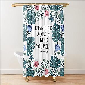 Amy Poehler Quote Shower Curtain