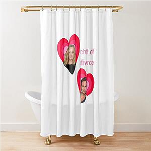 Will Arnett and Amy Poehler - Child of Divorce Shower Curtain