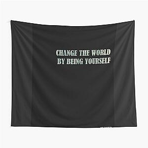 Amy Poehler - Change the world, quote Tapestry