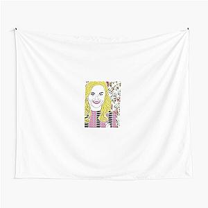 Amy Poehler floral Tapestry