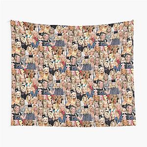 Amy Poehler Collage Tapestry