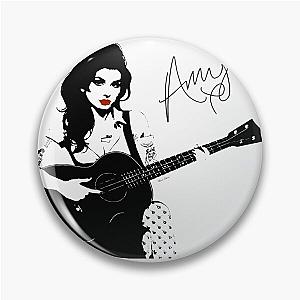 Amy Winehouse signature Pin