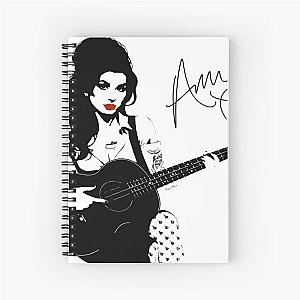 Amy Winehouse signature Spiral Notebook