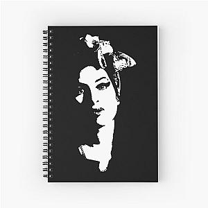 amy winehouse  vintage  design Spiral Notebook