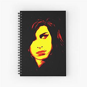 amy winehouse  vintage  design Spiral Notebook