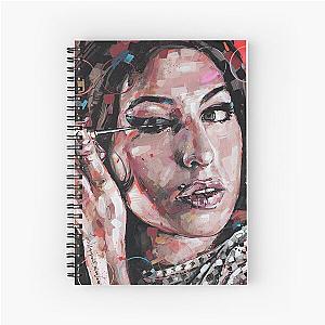 amy winehouse  vintage  design Spiral Notebook