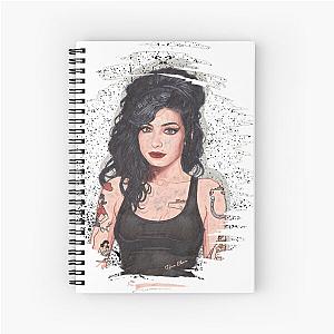 Amy Winehouse - Gaze Spiral Notebook