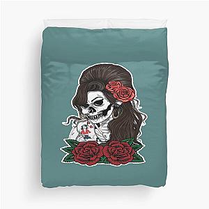 Amy Winehouse Skull Unique Duvet Cover