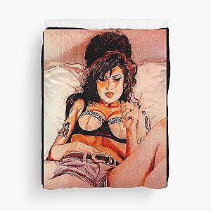 amy winehouse  vintage  design Duvet Cover