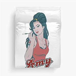 amy winehouse  vintage  design Duvet Cover