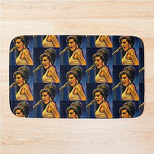 Amy Winehouse portrait Bath Mat