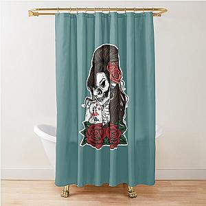 Amy Winehouse Skull Unique Shower Curtain